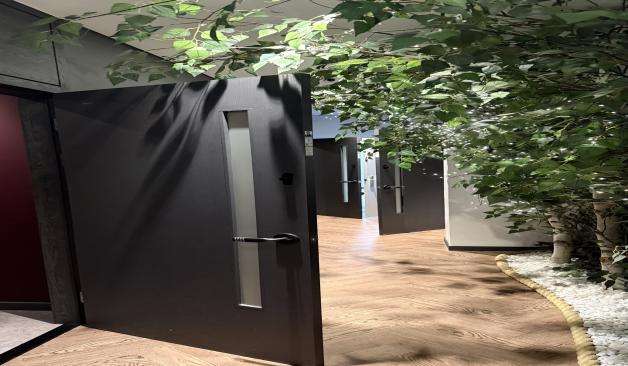 천안 불당동 에이원테라피 복도 관리룸가는길
